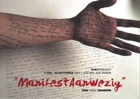 Kunstproject 'ManifestAanwezig' | 3 juni - 30 september 2012 (artwork: Ni Haifeng)