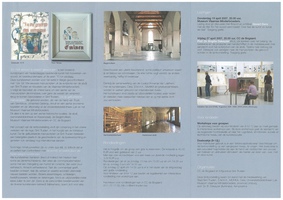 Kunstproject 'En het woord is beeld geworden' | 31 maart - 17 juni 2007 (flyer p2)